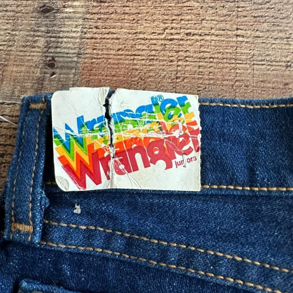Vintage 80's Wrangler jeans juniors 13 - Picture 6 of 11